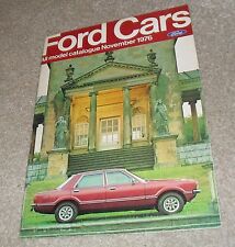 Ford Brochure 1976 Escort Sport Granada Ghia Coupe V6 Cortina Mk4 Capri 2.0 3.0