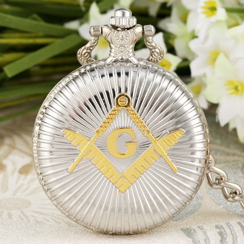 Men quartz pocket watch fob - quartz,