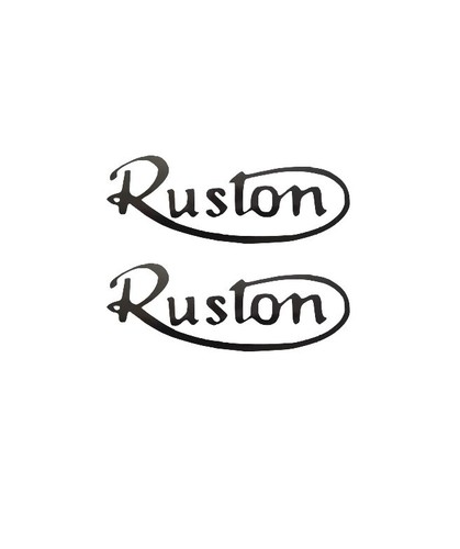 Ruston logo vinyl - logo, decal
