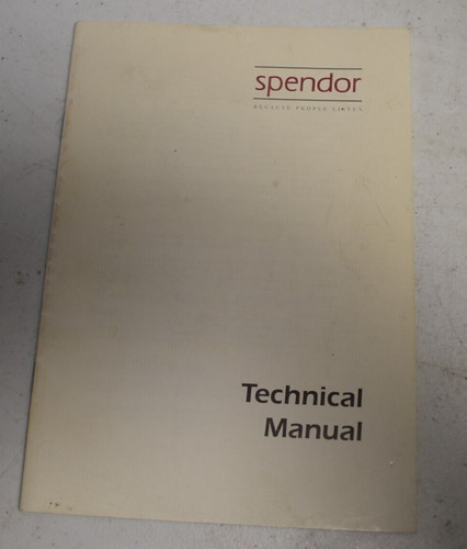 Original spendor speakers - original,