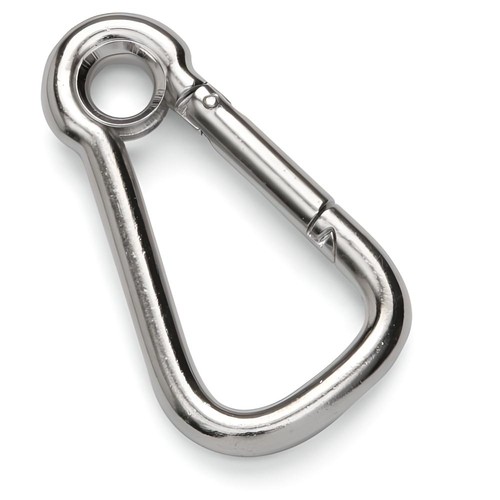 Asymmetric snap hook carabiner - asymmetric,