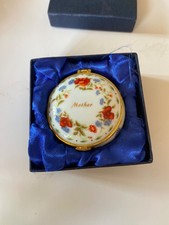 Vintage Leonardo Collection Mother with love Porcelain Trinket box new in box