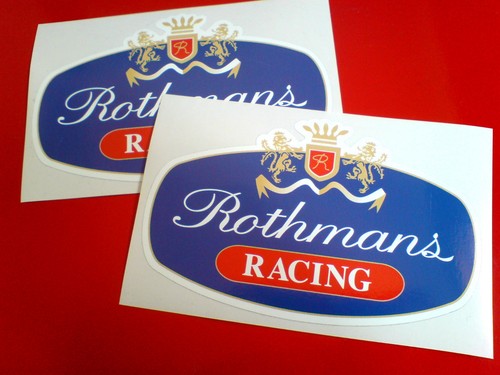 Rothmans racing stickers red - racing,