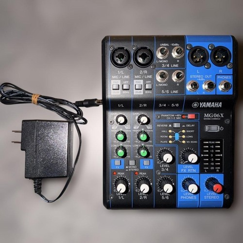 Yamaha mg06x channel - 6-channel, analog