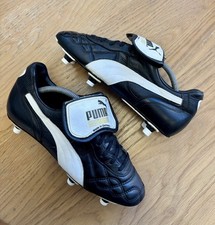 Vintage 1990’s Puma King UK6 elite football boots rare leather Germany Maradona