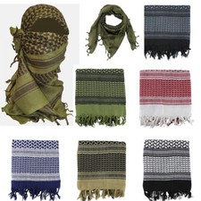 Unisex Shemagh 100% Cotton Arab Head Scarf Wrap Arafat Keffiyeh Yashmagh