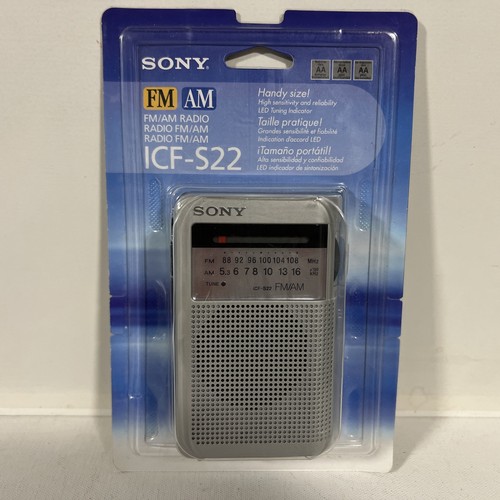 Sony icf s22 silver fm - icf-s22,