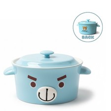 Ceramic Soup Bowl with Lid &