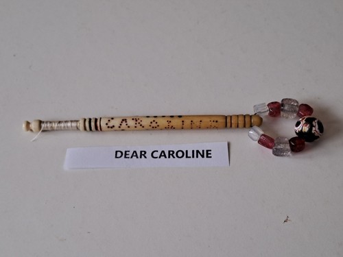 Antique bone lace bobbin - antique,