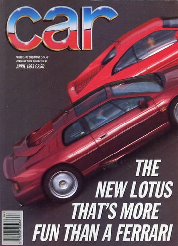 Car magazine april - magazine, 1993