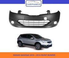 NISSAN QASHQAI FRONT BUMPER 2010 – 2014  OEM QUALITY 62022BR10H NO PDC NO WASHER