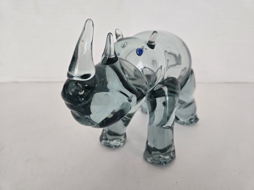 Ngwenya glass hippo - glass,