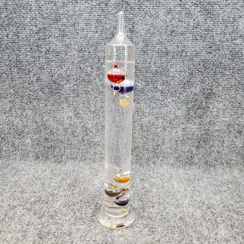 Glass galileo thermometer with - galileo,