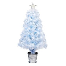 Fibre Optic Christmas Tree with multi Colour/White LED - XMAS Decoration 3feet