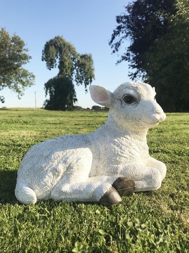 Ornament lamb sheep statues - ornament,