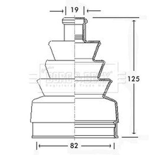 Borg beck drive shaft - borg,
