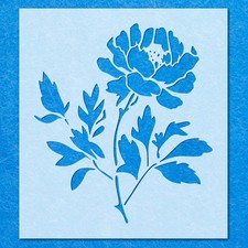 Large Garden Flower Plant Stencil: Mylar Airbrush Wall Art Painting Crafts