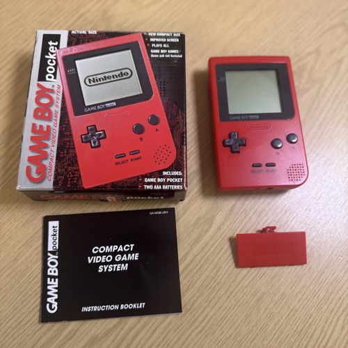 Nintendo game boy pocket - game, red