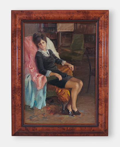 Federico alfano seated - alfano, woman