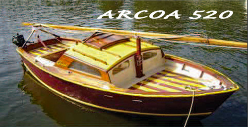Arcoa 520 sailboat 10inch - sailboat, 1/20