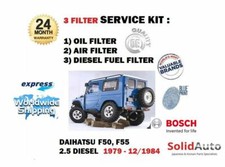 FOR DAIHATSU F50 F55 2.5D DG 2530cc 4x4 1979-1984 NEW OIL AIR FUEL FILTER SET