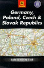 Essential Road Map Germany, Poland,..., Automobile Asso