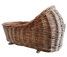 Vintage Wicker Baby Doll