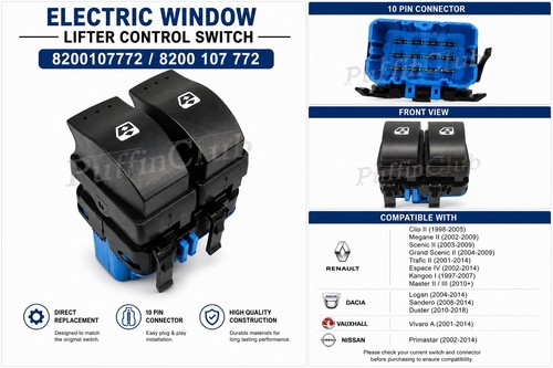 Electric window control switch - electric,