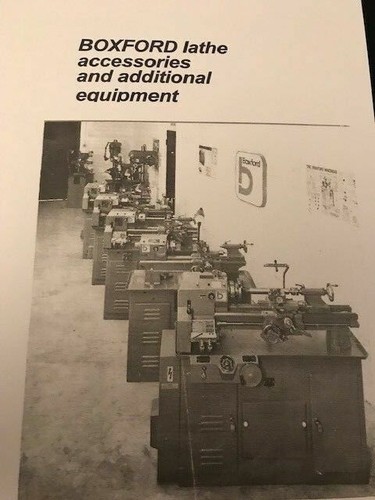 Boxford lathe accessories - boxford,
