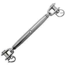 8MM Stainless Steel 316 Closed Body Rigging Screw / Turnbuckle Jaw And Jaw M8