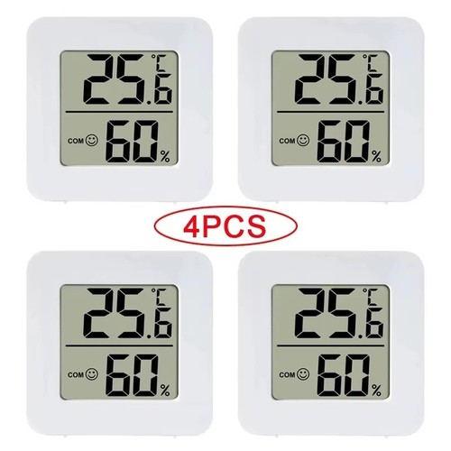 4pcs digital lcd - digital, thermometer