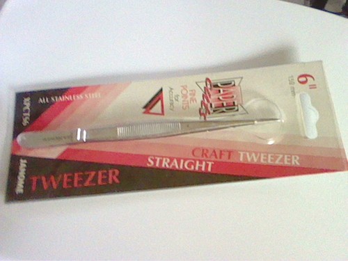Craft tweezer straight - craft,