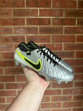 NIKE TIEMPO LEGEND 10 ELITE SILVER BLACK UK7 US8 DV4329-001 100% AUTHENTIC MENS