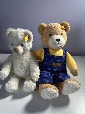 2 Steiff Teddy Bears Tags In