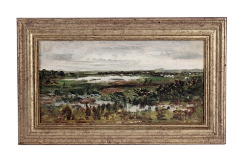 Antique oil painting george - painting, by