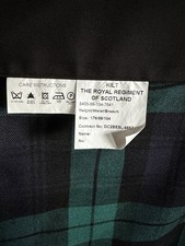 Royal Regiment of Scotland Super Fine Kilt Scottish Government Tartan
