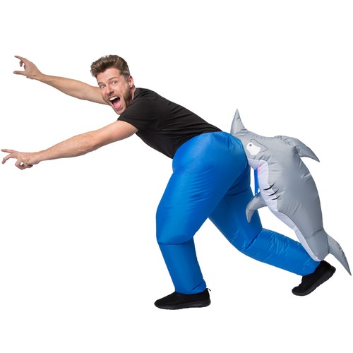 Inflatable shark costume - inflatable,