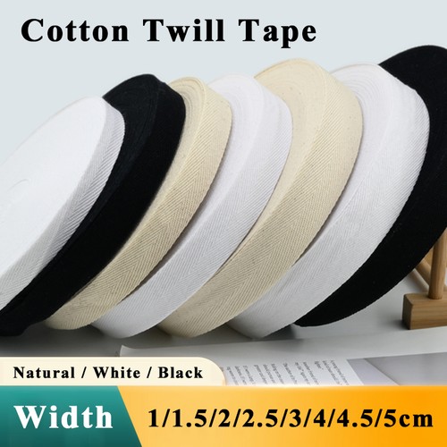 Cotton twill tape herringbone - tape,