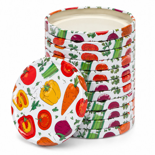 Twist off jar lids 82mm - off,