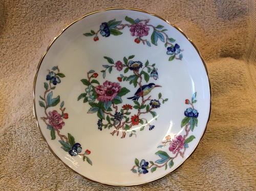 Aynsley china round dish - aynsley,
