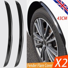 2x Car Wide Fender Flares Wheel Arch Universal Extensions Protector Trim Cover
