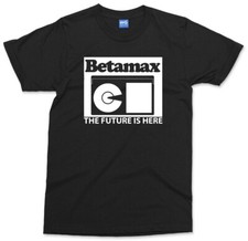 Betamax Retro T-shirt Vintage Classic 1970's Video Movie Tape Player Old School