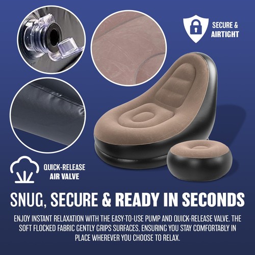 Single inflatable air sofa - inflatable,