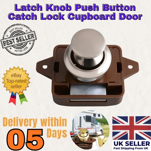 Latch knob push button catch - latch,