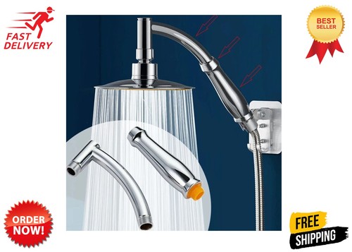 Extra long chrome shower arm - long,