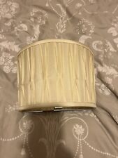 Laura Ashley Fenn  Silk And Chrome Wall Lights x2 ( One Pair)