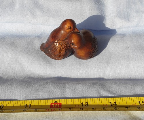 Netsuke two baby birds - netsuke.,