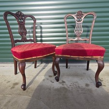 Antique Pair of Carved Dining