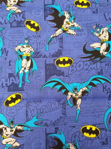 Batman blue fabric - fabric, fat