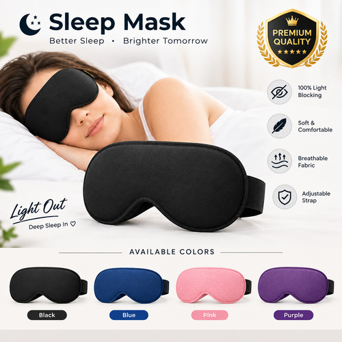 Sleeping eye mask - 3d,